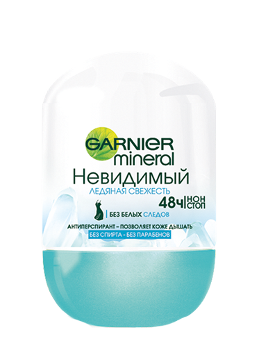 Garnier Mineral Невидимый ледяная свежесть Роликовый дезодорант